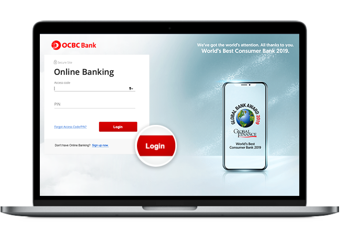 Log in to Online Banking